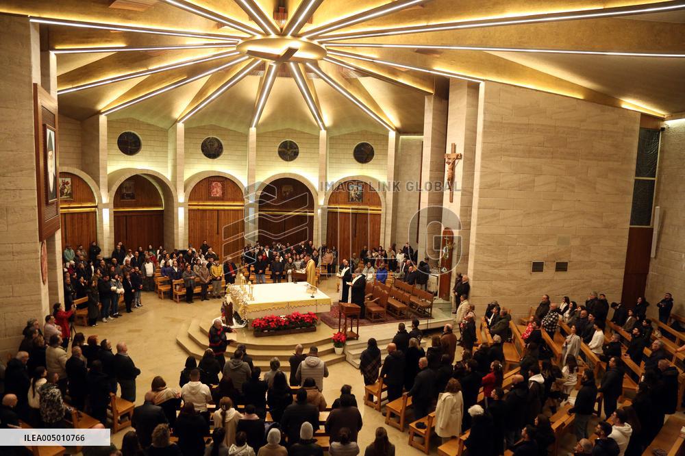 Mass Celebrated on Christmas Eve - Lebanon
