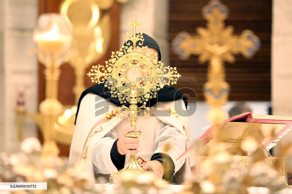 Mass Celebrated on Christmas Eve - Lebanon