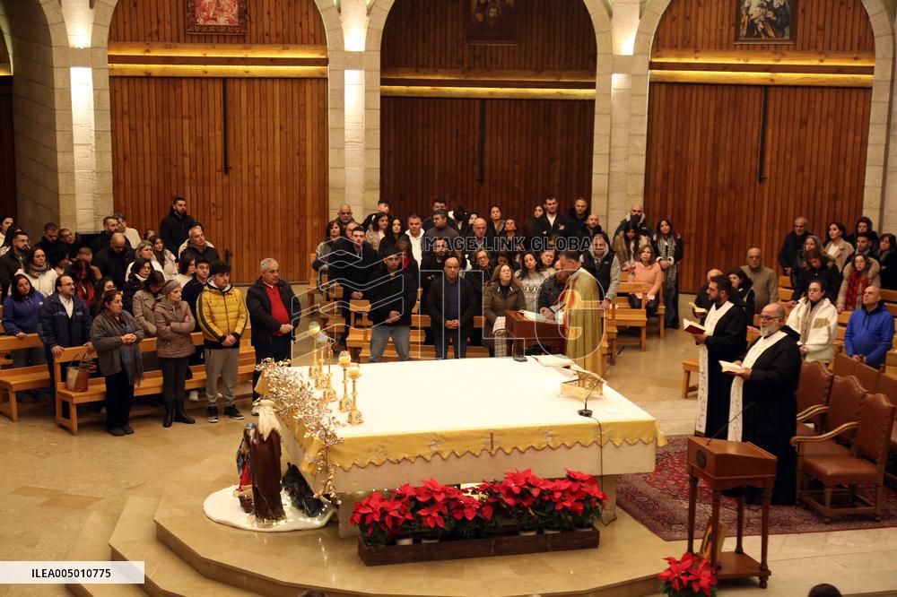 Mass Celebrated on Christmas Eve - Lebanon