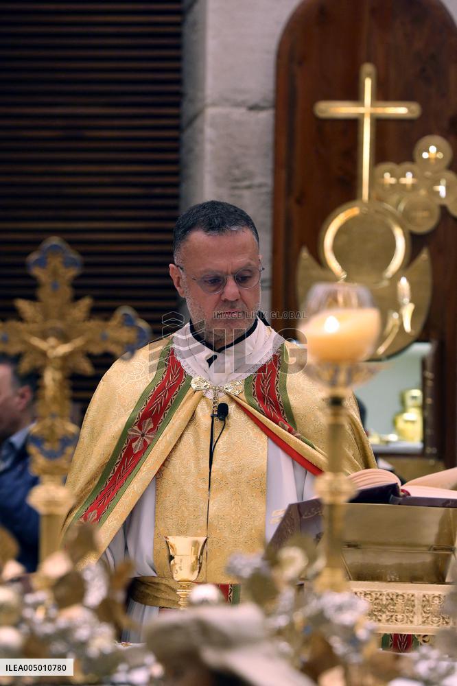Mass Celebrated on Christmas Eve - Lebanon