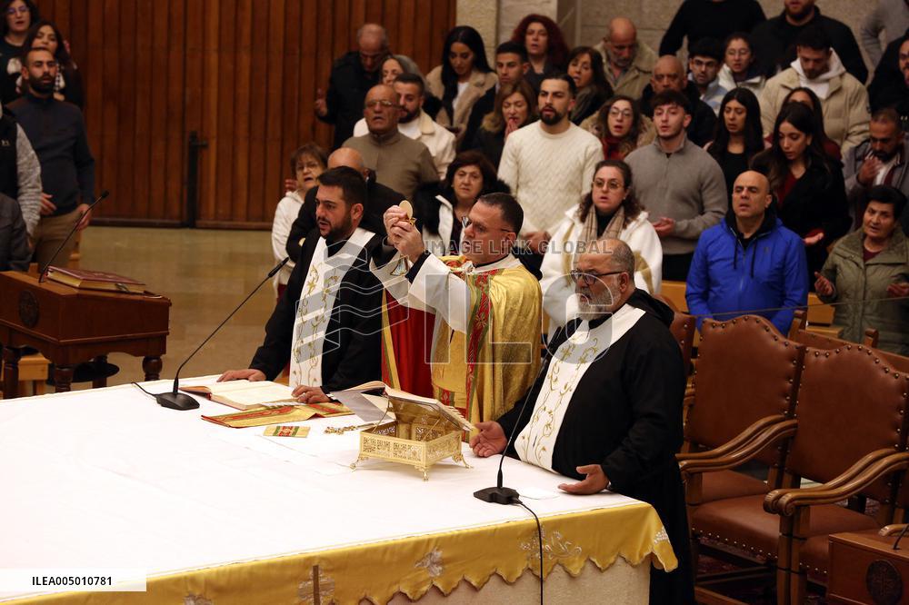 Mass Celebrated on Christmas Eve - Lebanon