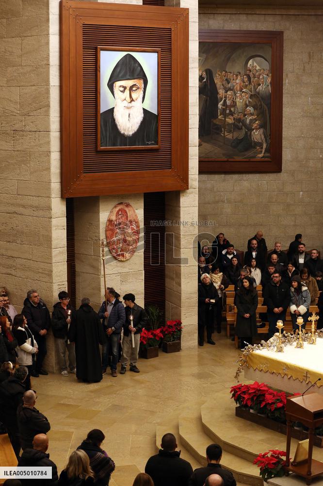 Mass Celebrated on Christmas Eve - Lebanon