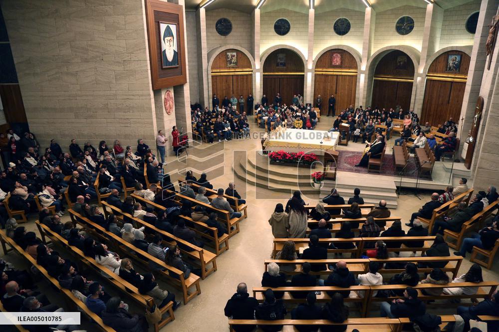 Mass Celebrated on Christmas Eve - Lebanon