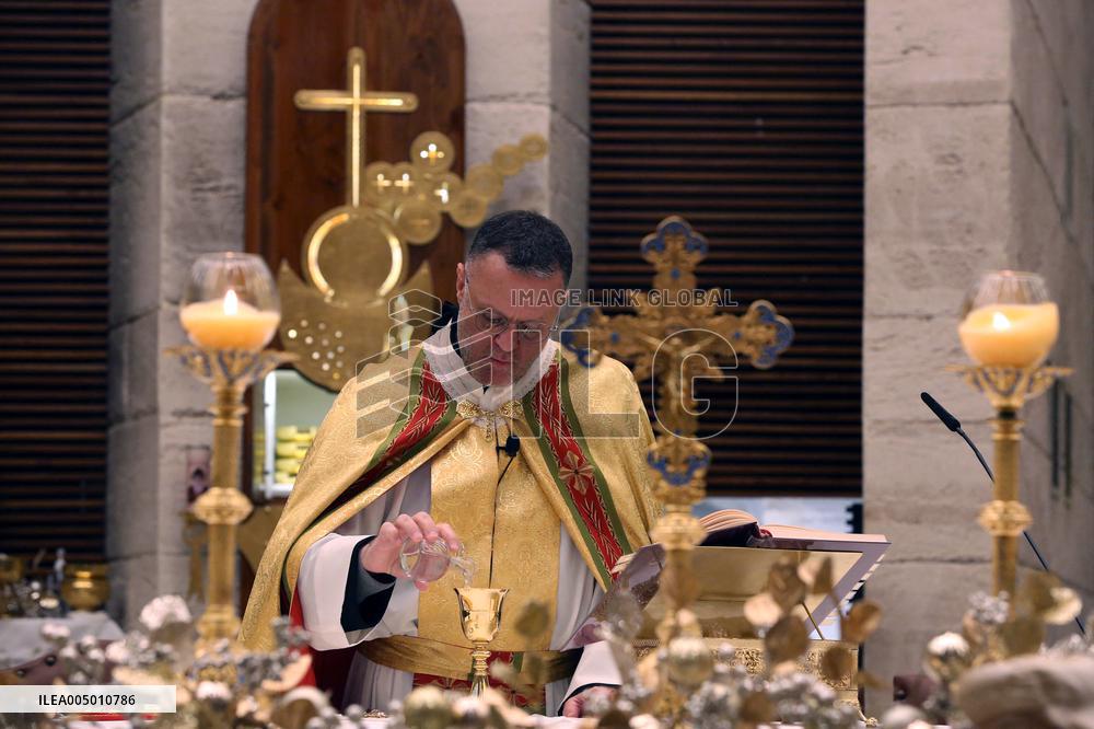 Mass Celebrated on Christmas Eve - Lebanon