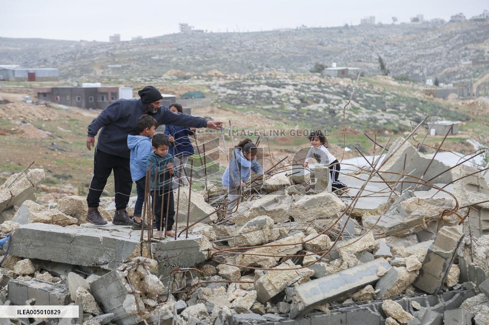 Life in Tents After Demolition - Palestine