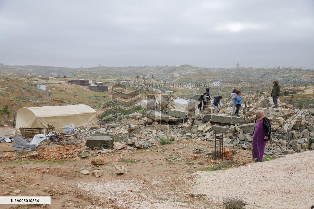 Life in Tents After Demolition - Palestine