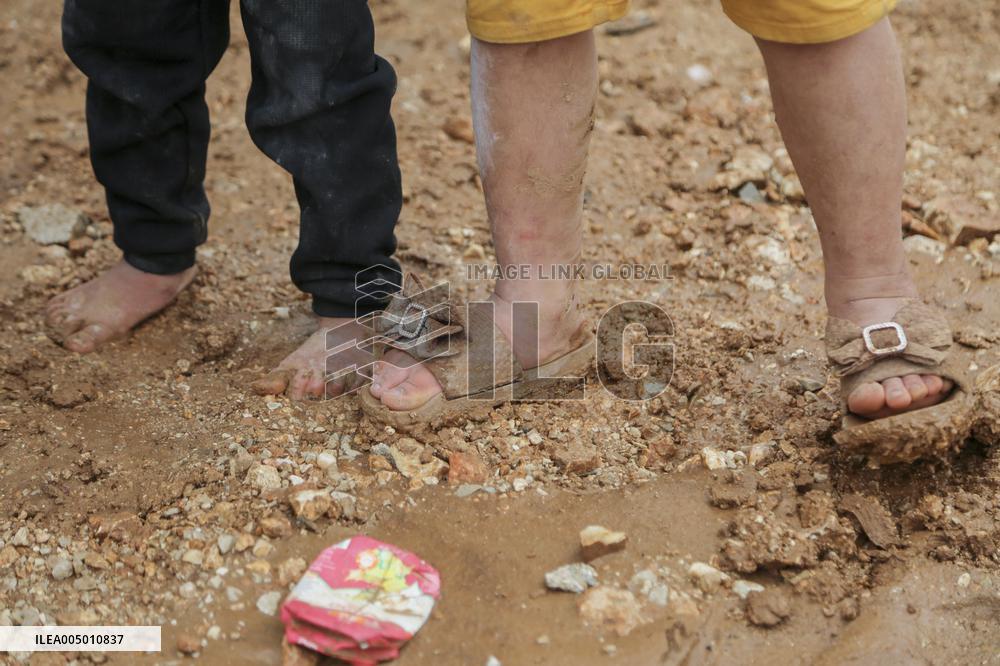 Life in Tents After Demolition - Palestine