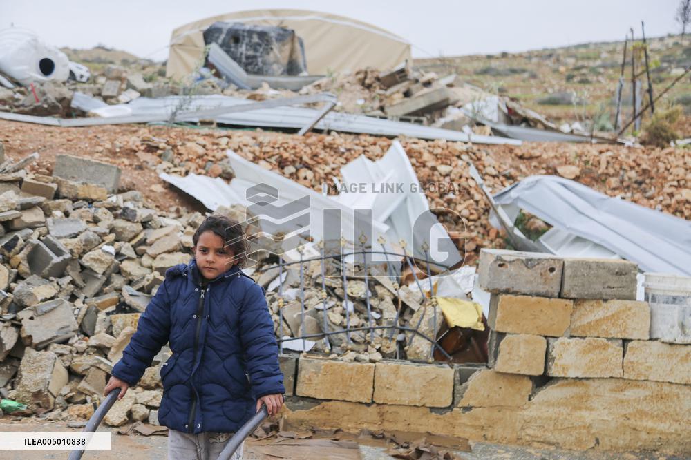 Life in Tents After Demolition - Palestine