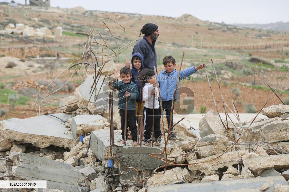 Life in Tents After Demolition - Palestine