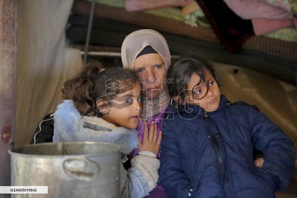 Life in Tents After Demolition - Palestine