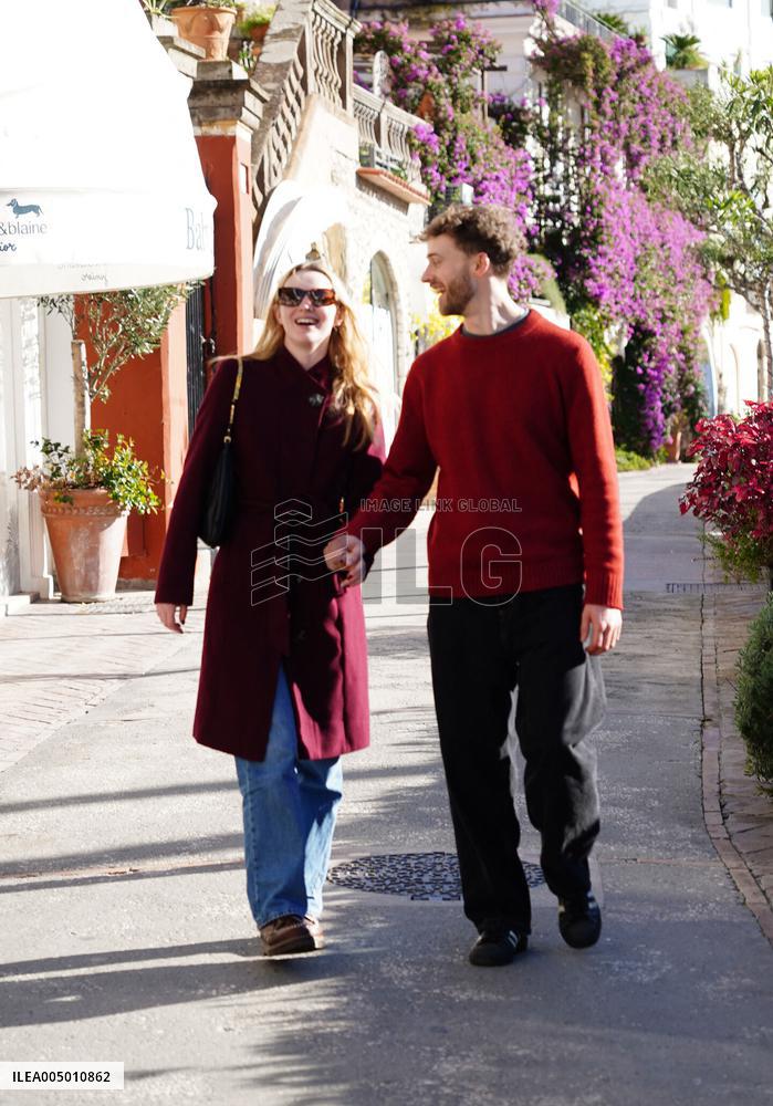 Alanah Bloor With Fred Topping At Capri Hollywood - Capri