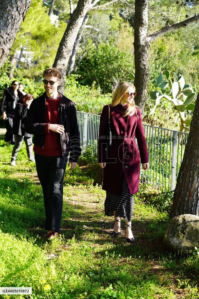 Alanah Bloor With Fred Topping At Capri Hollywood - Capri