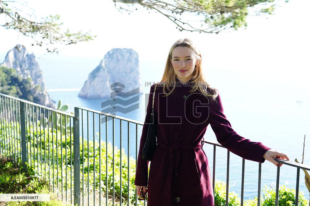 Alanah Bloor With Fred Topping At Capri Hollywood - Capri