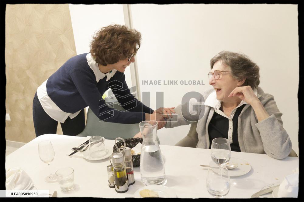 Exclusive - Rachida Dati At Jean Baptiste Carpeaux Retirement Home - Paris