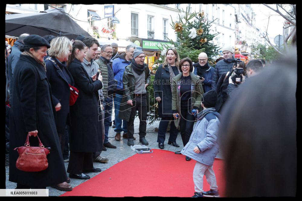 Exclusive - Rachida Dati At Montmartre Visit - Paris