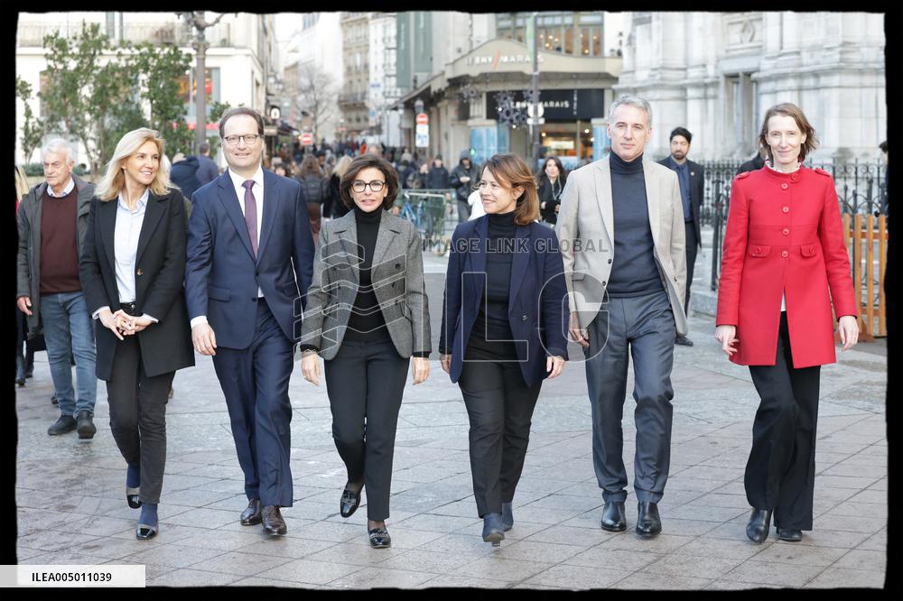 Exclusive - Rachida Dati At Hotel De Ville Parvis - Paris