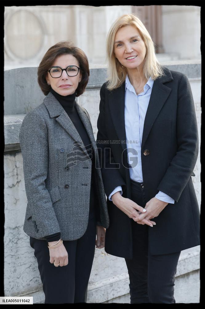 Exclusive - Rachida Dati At Hotel De Ville Parvis - Paris