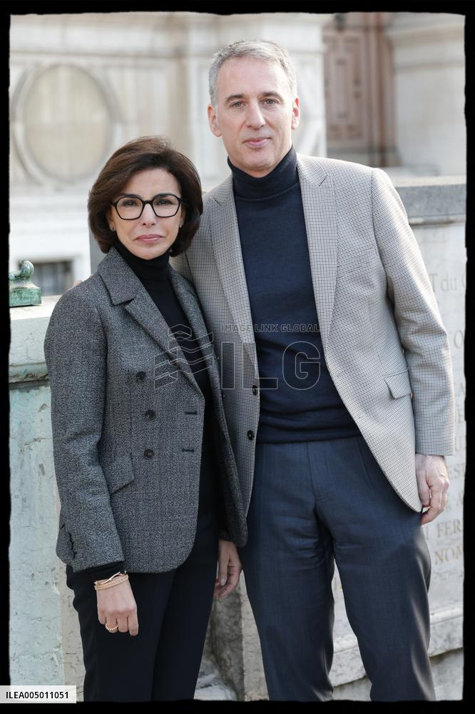 Exclusive - Rachida Dati At Hotel De Ville Parvis - Paris