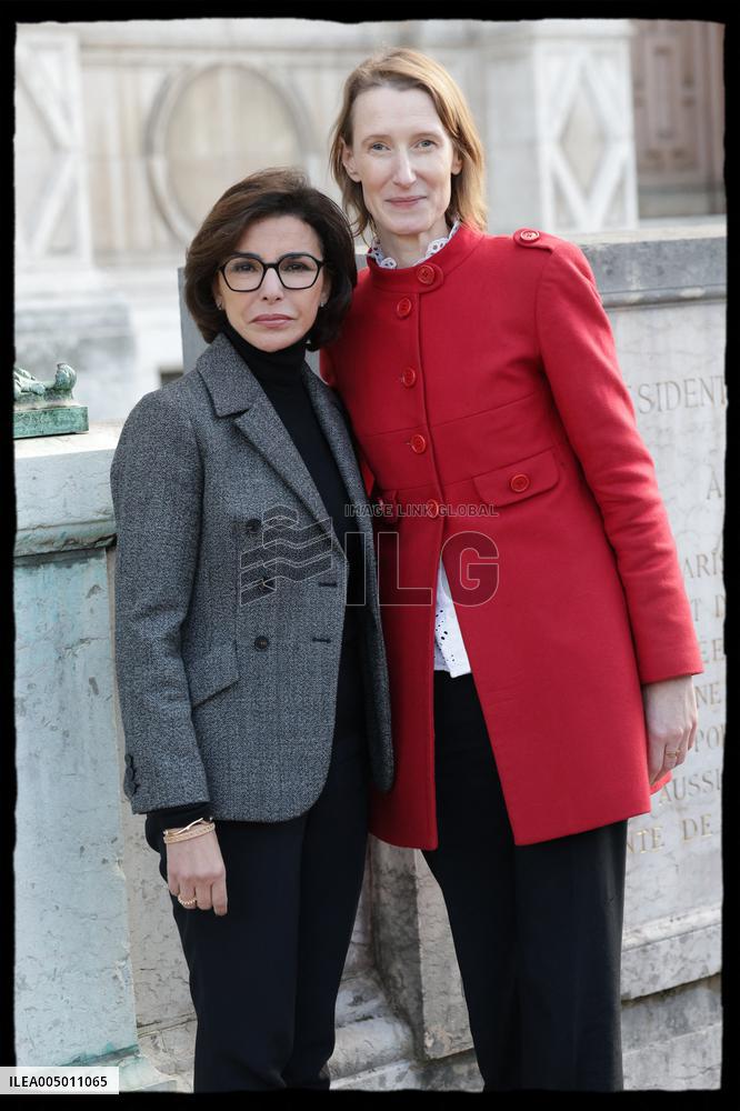 Exclusive - Rachida Dati At Hotel De Ville Parvis - Paris