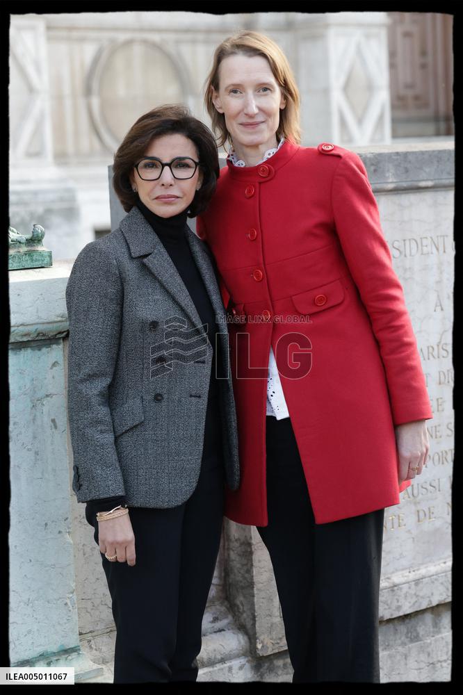 Exclusive - Rachida Dati At Hotel De Ville Parvis - Paris