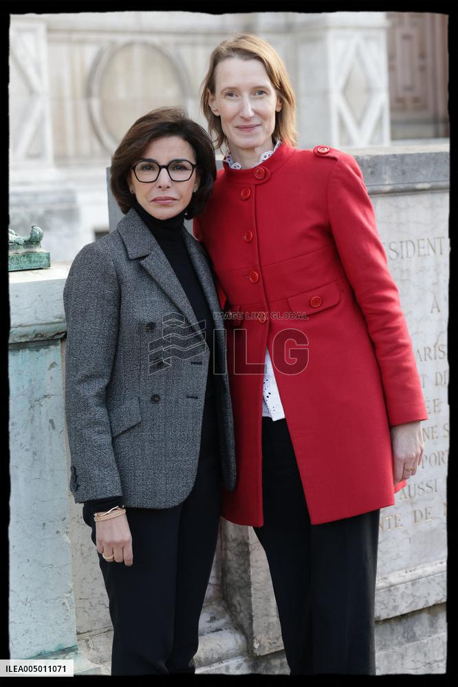 Exclusive - Rachida Dati At Hotel De Ville Parvis - Paris