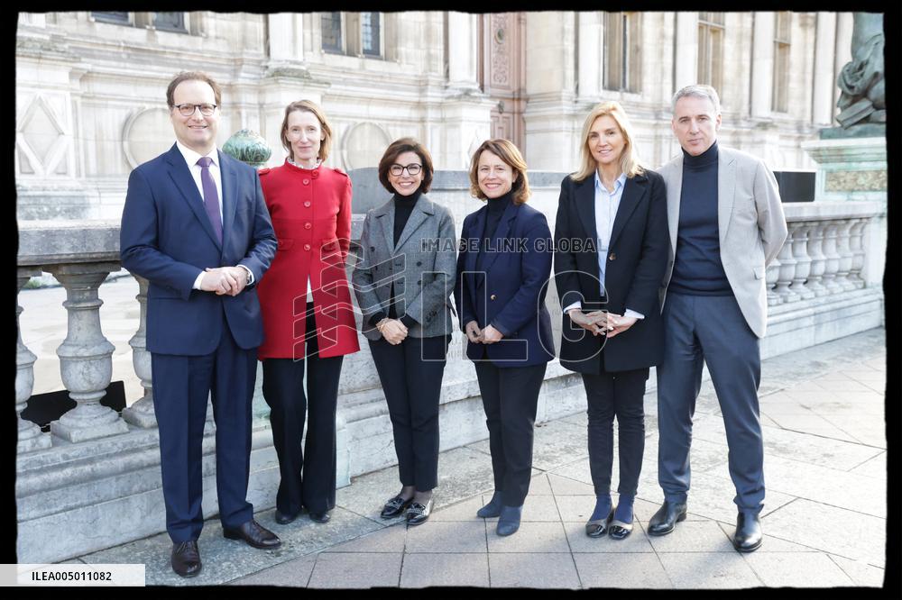 Exclusive - Rachida Dati At Hotel De Ville Parvis - Paris