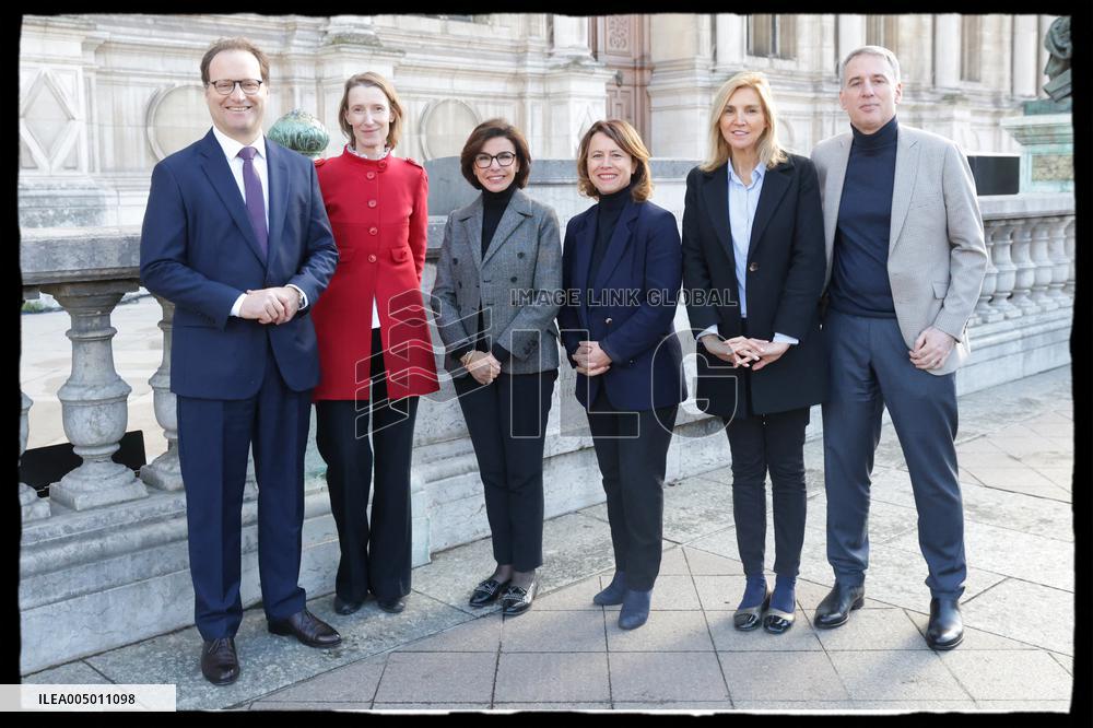 Exclusive - Rachida Dati At Hotel De Ville Parvis - Paris