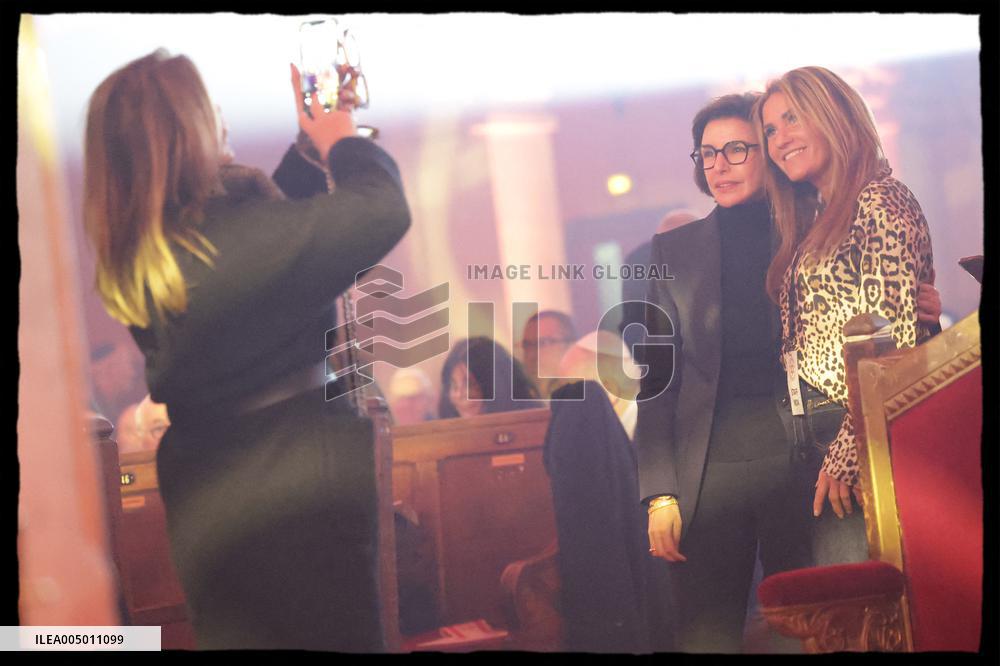 Rachida Dati At Grande Synagogue De La Victoire - Paris