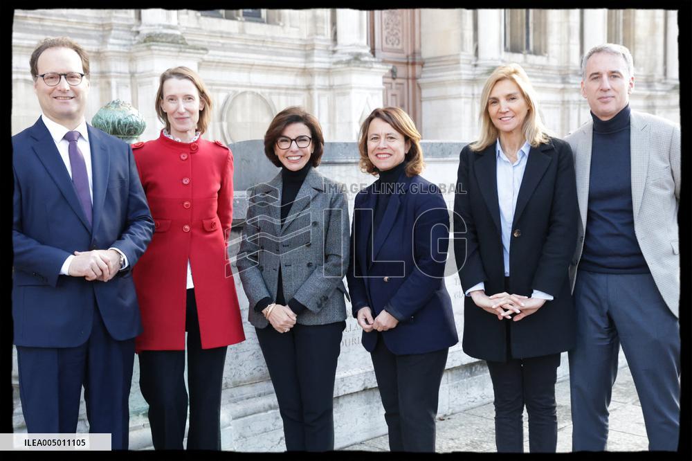 Exclusive - Rachida Dati At Hotel De Ville Parvis - Paris