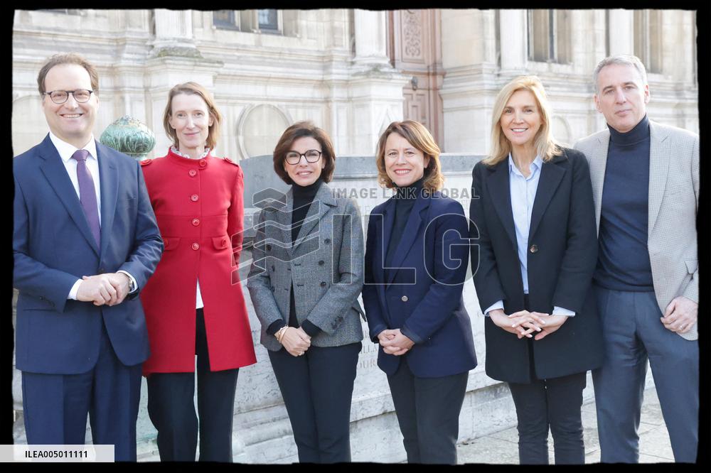 Exclusive - Rachida Dati At Hotel De Ville Parvis - Paris