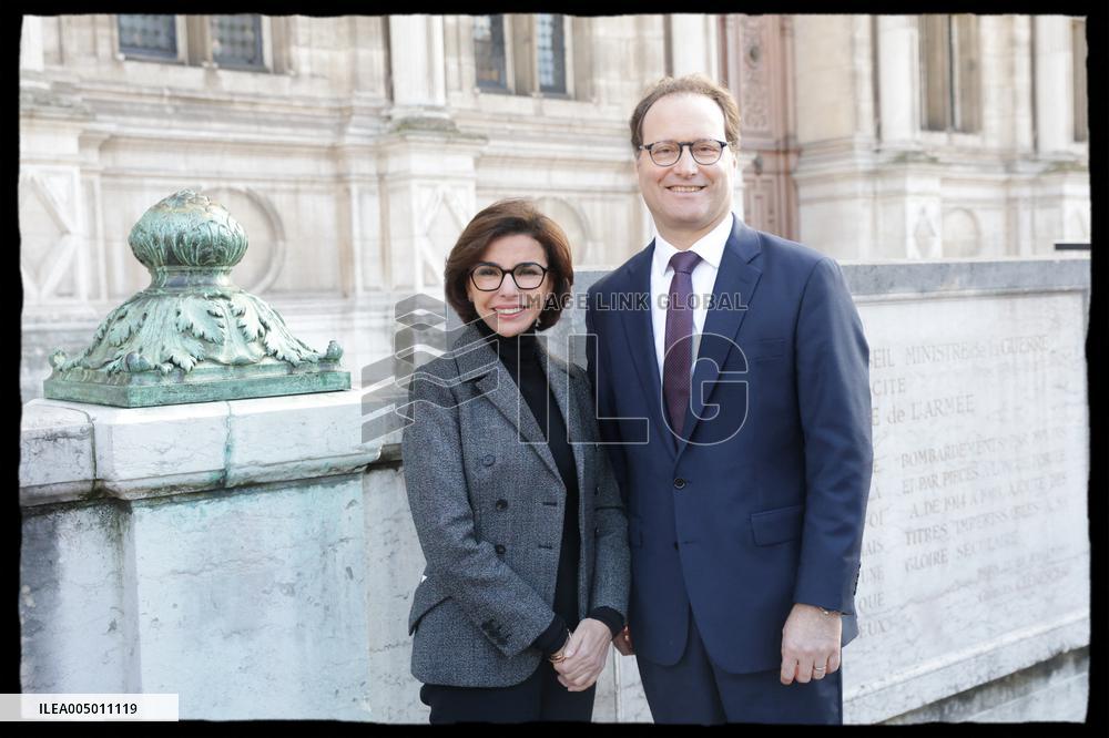 Exclusive - Rachida Dati At Hotel De Ville Parvis - Paris