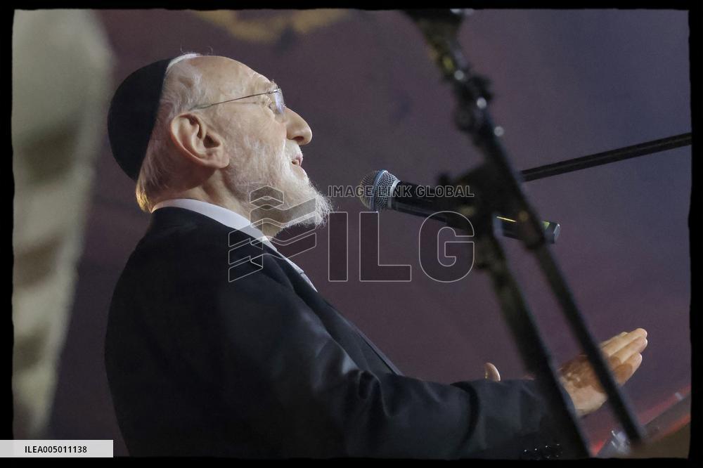 Rachida Dati At Grande Synagogue De La Victoire - Paris