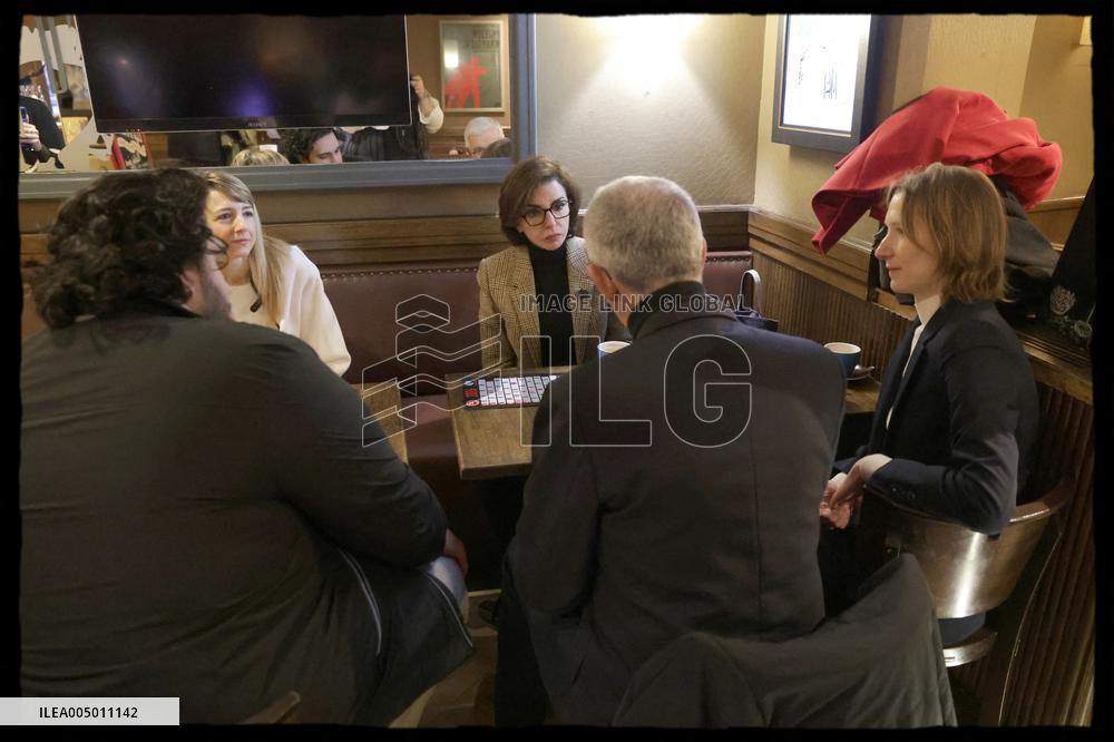 Exclusive - Rachida Dati At Avenue General Leclerc Visit - Paris