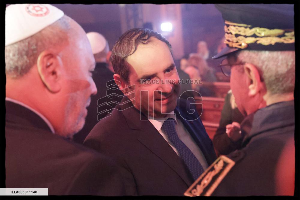 Rachida Dati At Grande Synagogue De La Victoire - Paris