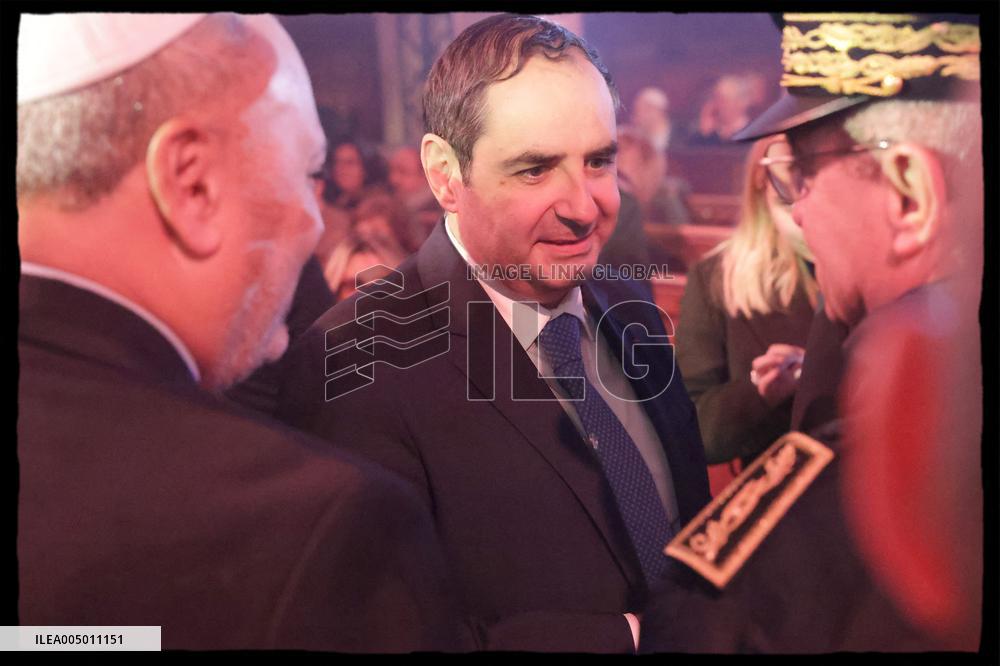 Rachida Dati At Grande Synagogue De La Victoire - Paris