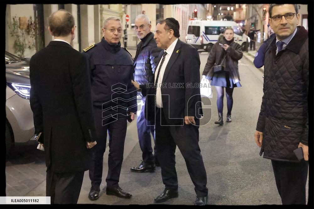 Rachida Dati At Grande Synagogue De La Victoire - Paris