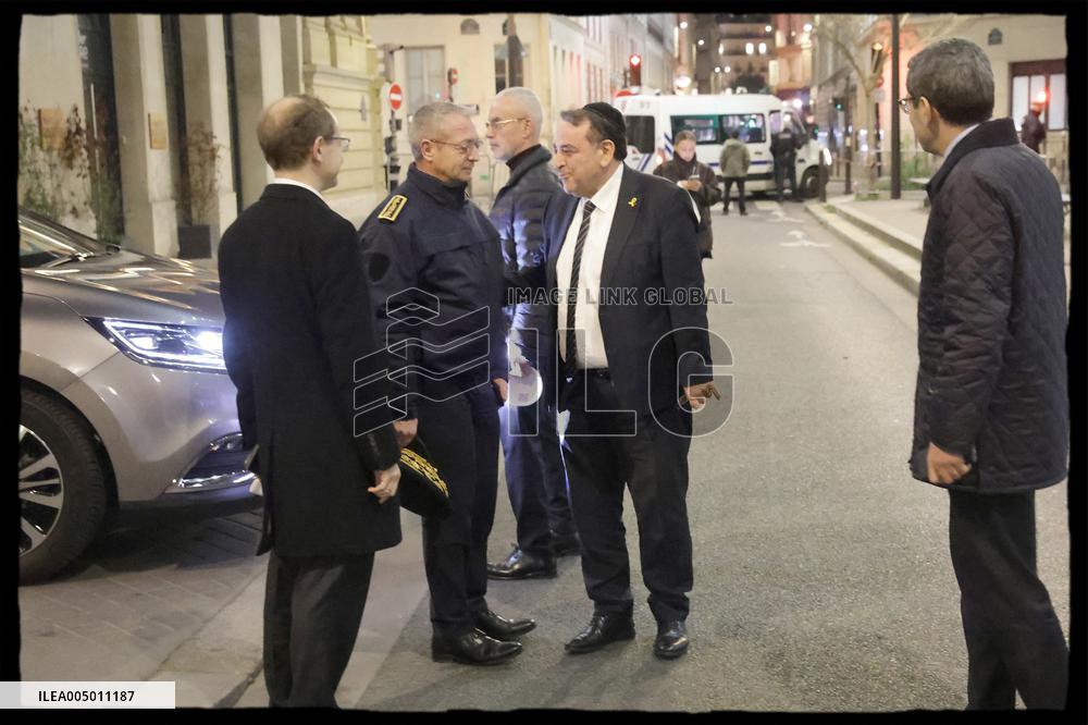 Rachida Dati At Grande Synagogue De La Victoire - Paris