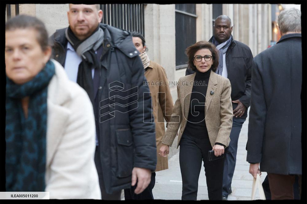 Exclusive - Rachida Dati Meets With Nuns - Paris