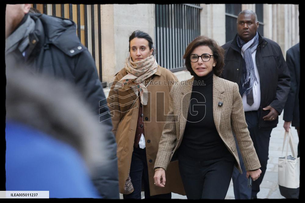 Exclusive - Rachida Dati Meets With Nuns - Paris
