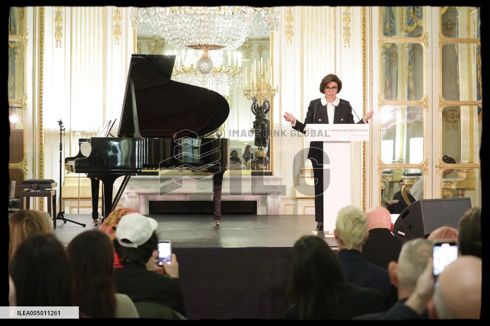Exclusive - Rachida Dati Announces The Cabaret Season - Paris