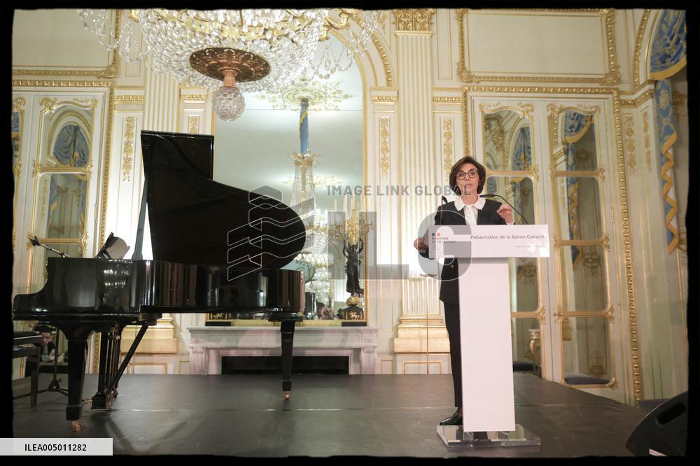 Exclusive - Rachida Dati Announces The Cabaret Season - Paris