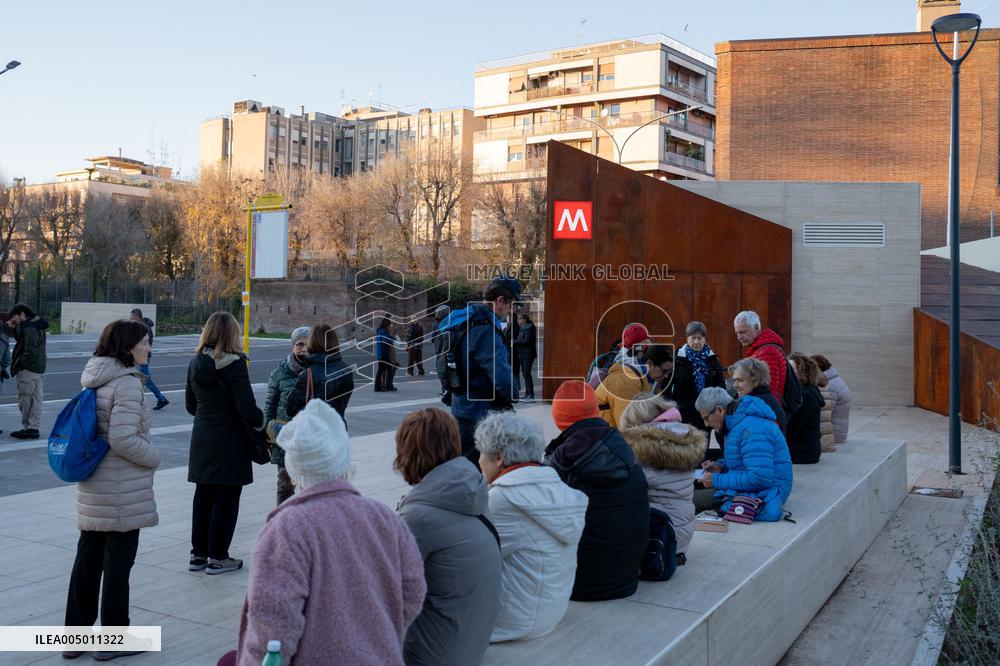 Colosseum and Porta Metronia Stations Open - Rome