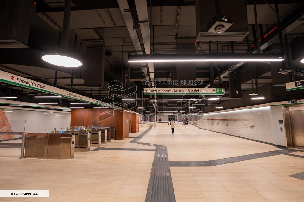 Colosseum and Porta Metronia Stations Open - Rome