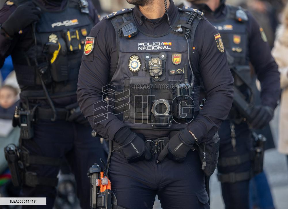 Madrid Police Headquarters Presents New Years Eve Security Plan - Madrid