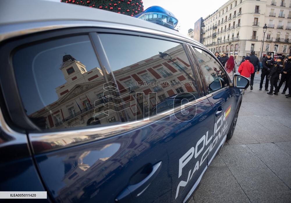 Madrid Police Headquarters Presents New Years Eve Security Plan - Madrid