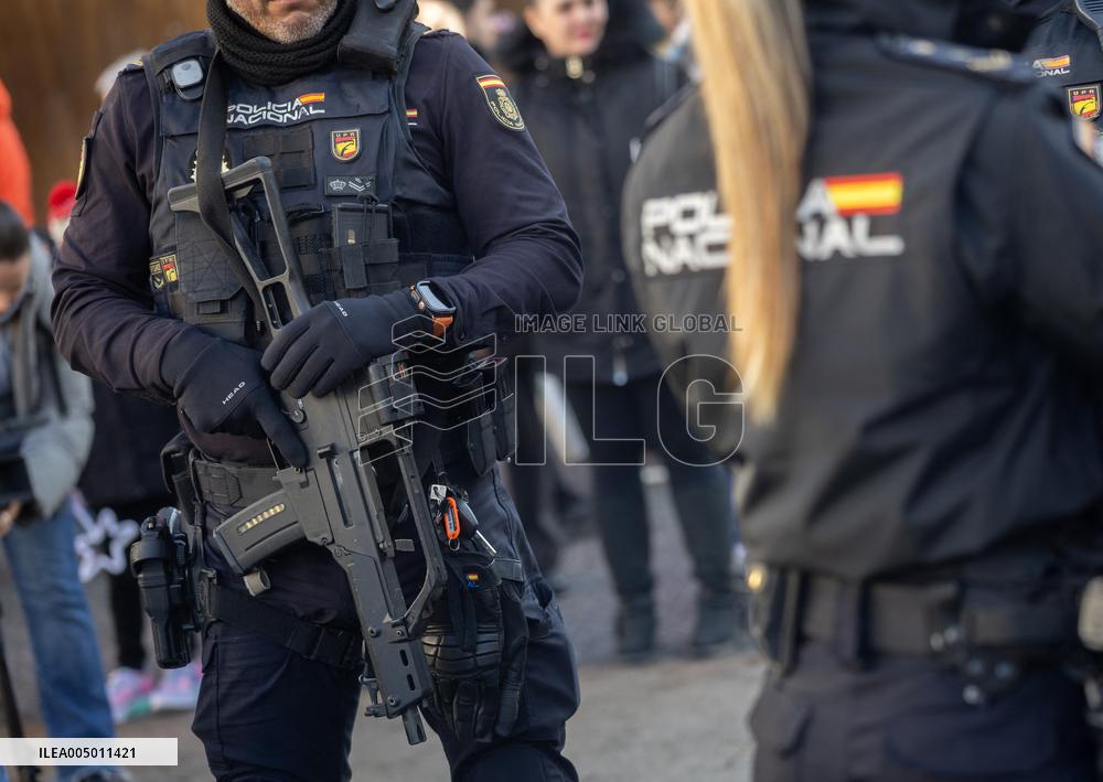Madrid Police Headquarters Presents New Years Eve Security Plan - Madrid
