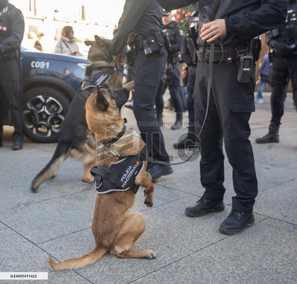 Madrid Police Headquarters Presents New Years Eve Security Plan - Madrid