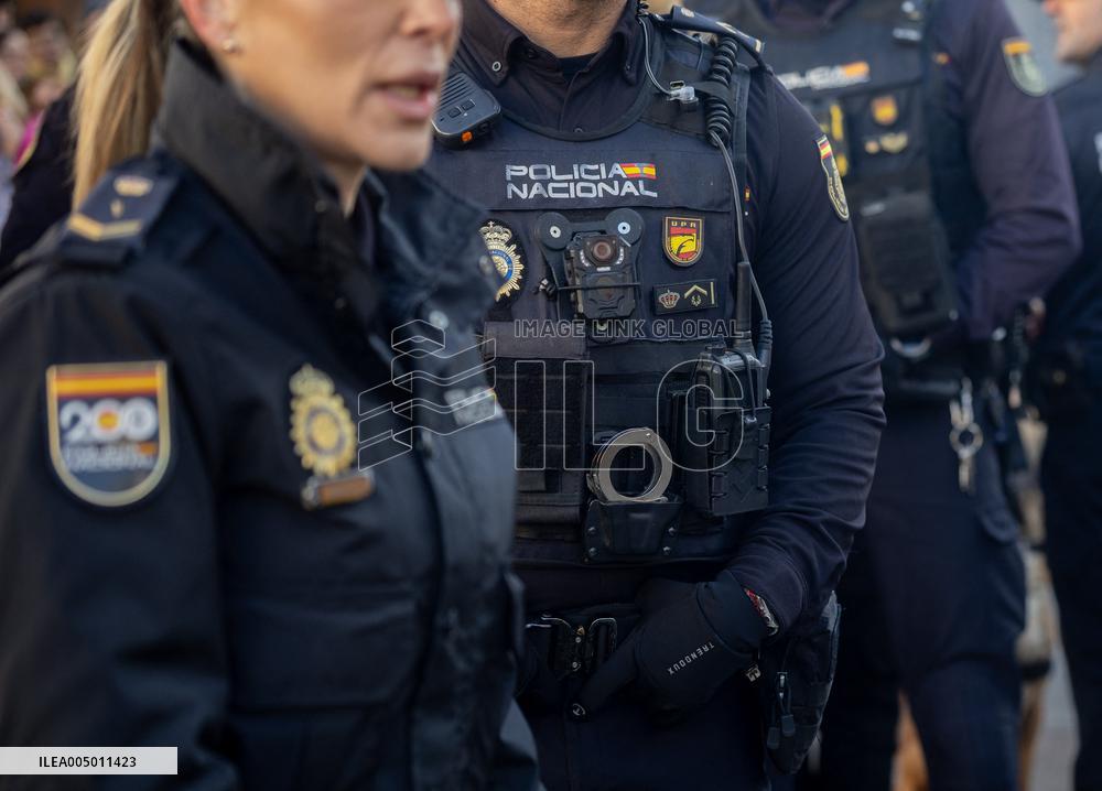 Madrid Police Headquarters Presents New Years Eve Security Plan - Madrid