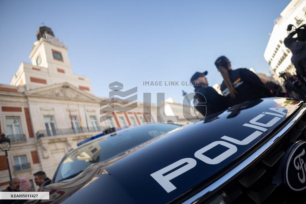 Madrid Police Headquarters Presents New Years Eve Security Plan - Madrid