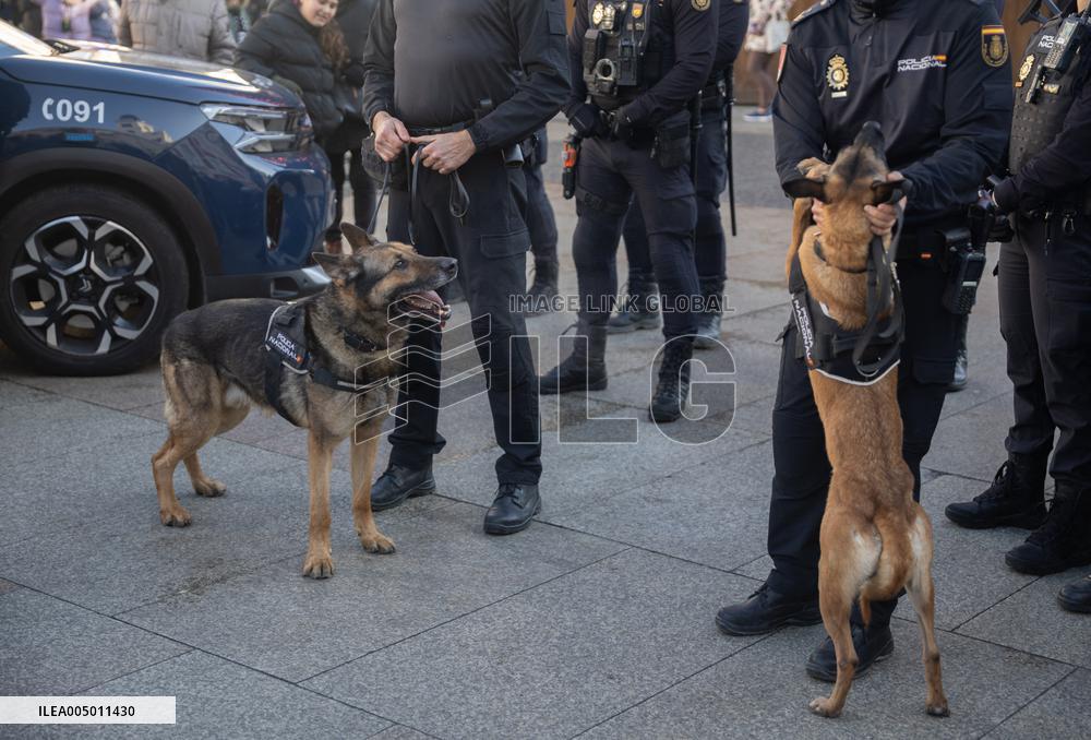 Madrid Police Headquarters Presents New Years Eve Security Plan - Madrid